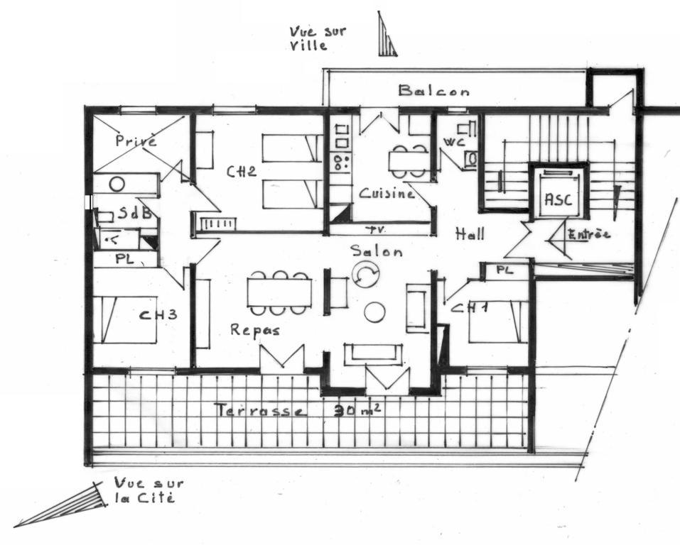 Apartement Le Tilleul Carcassonne Bagian luar foto